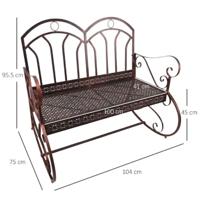 2027 Zhongpin Classic Composite Gaming Travel KD Gliding Rocking Chair Feminist Iron Kidilo Swing for Outdoor Use