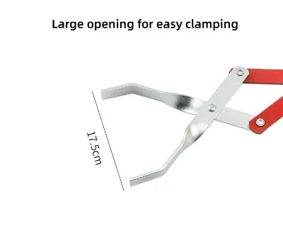 Scissor Like Food Tong Barbecue Tools Aluminum BBQ Cooking Tongs Long Handle Portable Camping for Home Parties