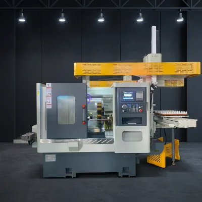 High Precision TAIWAN Guide Rail Horizontal 45 Degrees Slant Bed CNC Lathe Single Spindle Fanuc//GSK Control High