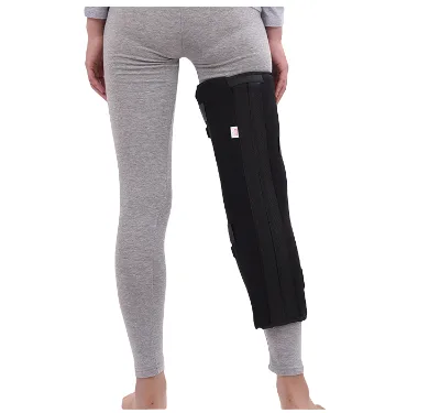 Orthopedic Medical Knee Immobilizer Aluminum Knee With Foot Brace Ankle Protection