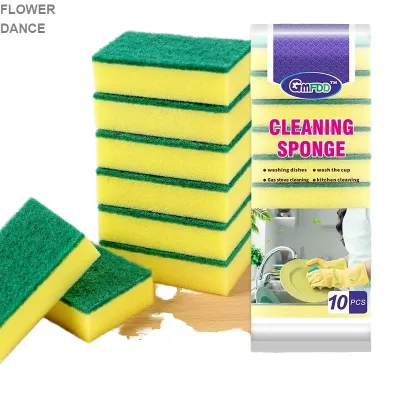Sunshine Heavy-Duty Kitchen Cleaning Sponge High Quality No-Scratch Scouring Pad for Dishwashing Made of Stainless Steel Wire