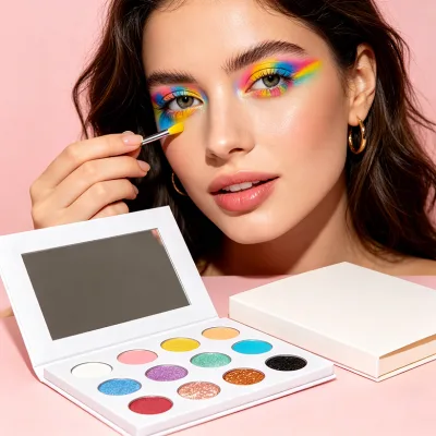 Cosmetics Oem 12 Color Eyeshadow Custom Manufacturer Private Label Cream Eyeshadow
