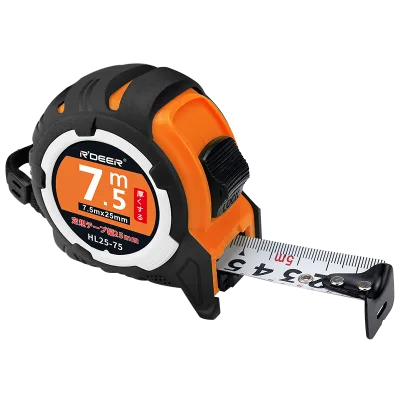 RDEER TOOLS Thickened Wear-resistant Steel Tape Measure, Wooden Work Tape Measure, Steel Tape Measure, Household Use