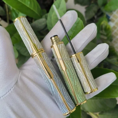 Round Skinny Tint Fine Brush Eyebrow Eyeliner Glue Bottle Custom Empty Cosmetic Glitter Nice Looking Vintage Mascara Tube 3.5ml