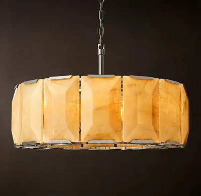 Nordic Luxury Modern Alabaster Ceiling Lamp for Living Room Restaurant Home Decor Ceiling
