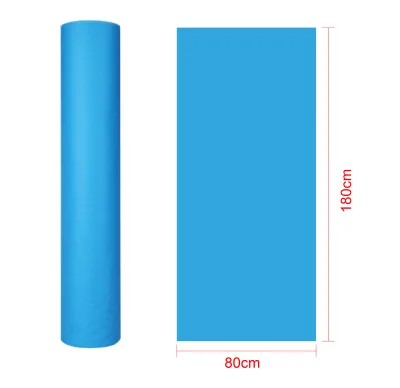 Disposable 80*180cm WaterProof Non Woven Paper Sheets Hospital Disposable Massage Table Bed Sheet Roll