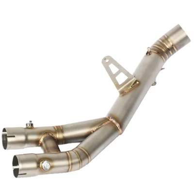 SCORPIOHP Original Full Motorcycle Exhaust System for YAMAHA R1 Escape 60MM Front Tube Link Pipe Connect Slip-On