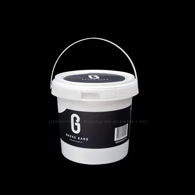 Fast Delivery Factory Price SMALL MOQ Plastic Frozen Safe 32oz 1kg 1000ml Ice Cream Bucket With logo and Handle