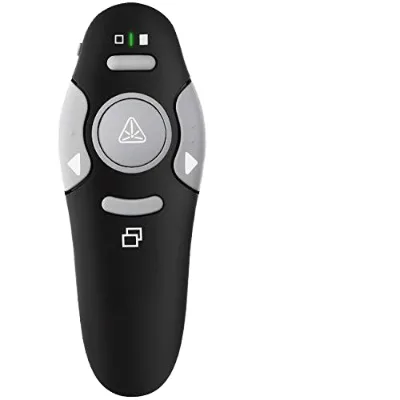 Multifunctional Wireless PPT Presenter with Laser Pointer & Highlighter for Office Study Powerpoint Presentation Remote Control