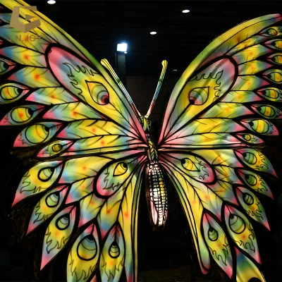 LFS-37 Handmade Artistic Butterfly Shape Lantern, Outdoor Indoor Decoration Lantern