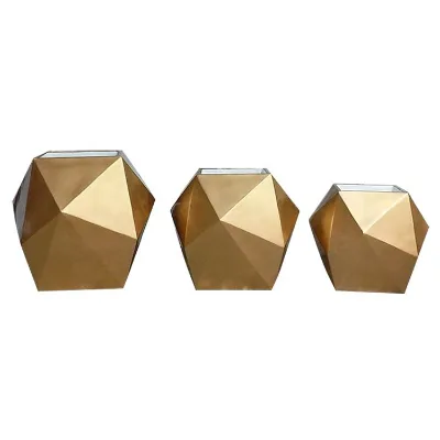 Modern Resin Geometrical Irregular Floor Dried Flower Vase