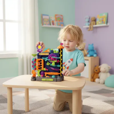 Children's Intellectual and Entertaining Toys Bouncing Ball Maze Challenge Adventure Game