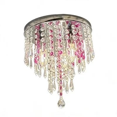 Modern Light Luxury Living Room Glass Pendant Light Creative Round Led Crystal Chandeliers for Villa Restaurant Redroom