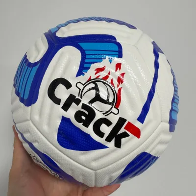 Size 5 Thermal Bonded Soccer Ball Pro Compliance with International Standards but Cheaper PU Little Across Lines Surface