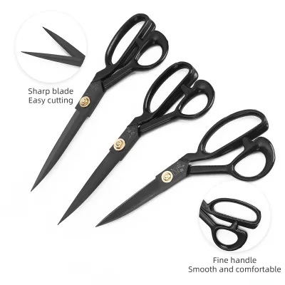Durable sewing tailor scissors, stainless steel clothing tailor scissors, household tools