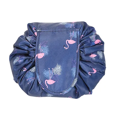 Drawstring Makeup Organizer Cosmetic & Toiletry Bag for Travel and Daily Use with a Durable Design