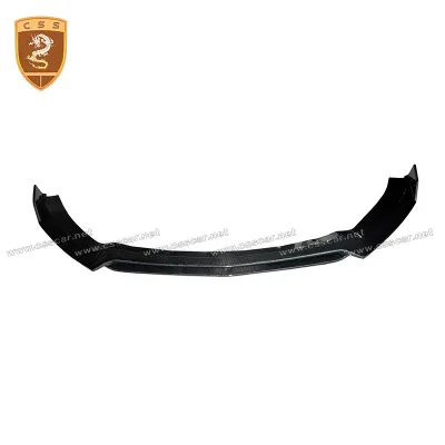 Latest New Model CM-ST Style Carbon Fiber Front Bumper Diffuser Lip Fits for Mustang