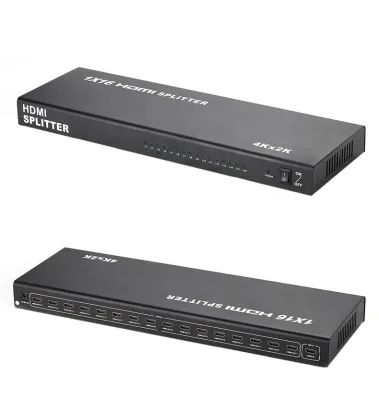 Audio Video Equipments 16 Ports HDMI Splitter 1x16 Extender 4k HDMI Splitter 1 in 16 Out for HDTV Monitor