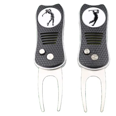 Hot Divot Repair Tool Custom Golf Divot Tool Quality Metal Golf Divot Tool Aluminium Alloy Zinc Alloy Golf Accessory Marker