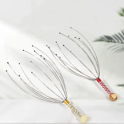Hair Stimulation Tool Stress Relief Brush Head Scalp Massagers Tool