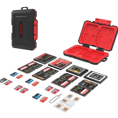 LP-E8 SD Card Holder Card Case Waterproof Memory Card Storage Box Organizer Shockproof With Environment ABS
