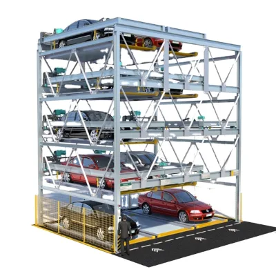 Multi-Safety Device Vertical Auto Lift Floor Semi-Automatic Car Parking System with Puzzle Solution for Carport Use