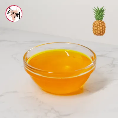 Private Label Pineapple Juice Concentrate Syrup For Boba Teas 2.5kg Bottle Halal Liquid For Tropical Beverage Concept