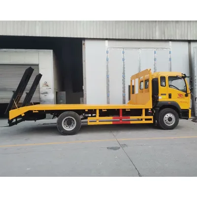 20FT SINOTRUK HOWO 4x2 Euro 5 Flatbed Cargo Transport Truck with 11-20T Capacity for Sale in Mexico