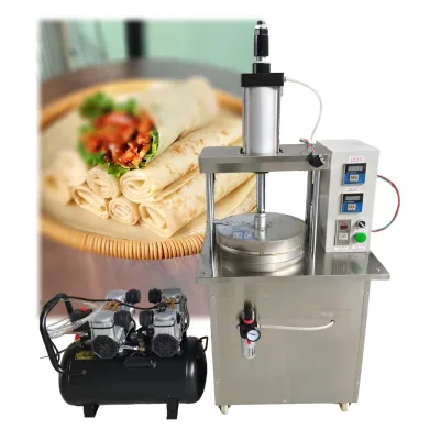 Professional Peking Duck Pancake Crepe Press Maker Industrial Scallion Roti Perfect Corn Flour Pan Cake Maquina De Panqueques