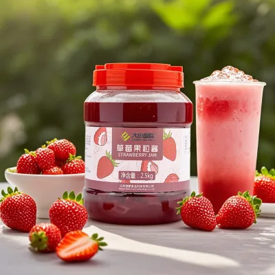 Premium Strawberry Fruit Preserves for Yogurt & Smoothies - Gluten-Free, Vegan-Friendly, 20Y Supplier