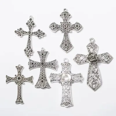 many styles cross pendant diy jewelry for bracelet necklace