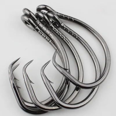 2026 NEW Big Demon 39960 Carbon Steel Circle Fishing Hook 6/0-12/0 Fly Fishing Single Hook