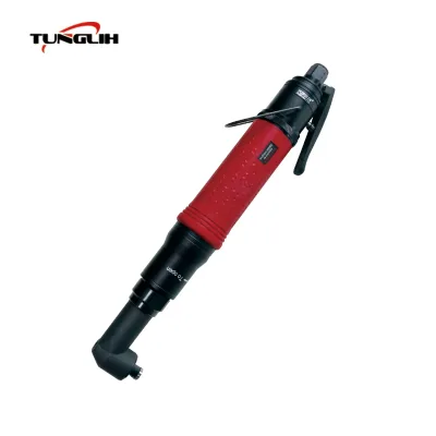 Factory Direct Wholesale Elbow Type Pneumatic Screwdriver Adjustable Torque (0.5-2kgf.cm/50-250kgf.cm) Red High-Speed Angle Head