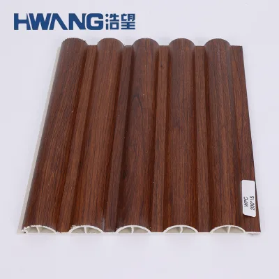 Hot Sell High Quality Plastic Cladding Panels Interlocking Moisture-Proof Strip Light Fluted WPC Wall Panel