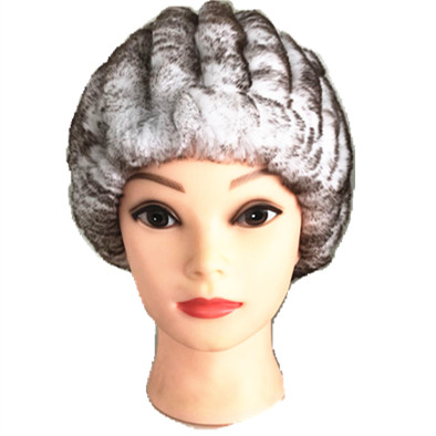 Rex Rabbit Fur Real Fur Hat Winter Beautiful Warm Hair Band Hat