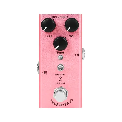 EF-12 FUZZ Distorted Guitar Pedal Range 6.5mm Jack Reduces Sound Loss Electric Guitar Pedal