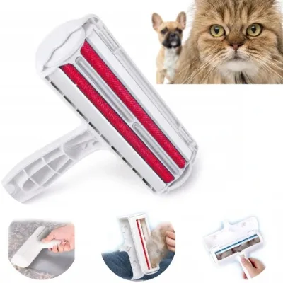 Self Cleaning Pet Grooming Roller Cat Pet Dog Brush Pet Hair Remove