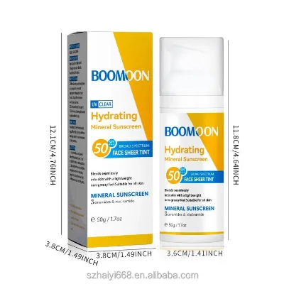 Hydrating Moisturizing Refreshing Non-sticky Anti-UV Brighten Skin Probiotics Sunscreen