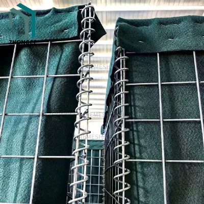 Defensive Barrier Bastion Welded Mesh Gabion Wall River Bank Protection Galvanized Steel Cutting Service