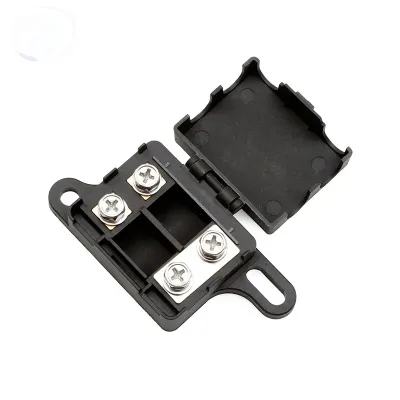 ANS-G2 ANG-H22 Mini 2 Circuit 2P Bolt ANS Automobile Fuse Box Base Holder for 12V Car Boat