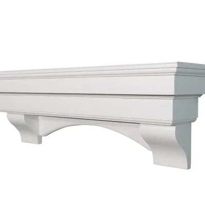Large 72-Inch Natural Oak Wood Fireplace Mantel Floating Shelf 60-Inch Mantle Kits 50-Inch Wood Mantel Mounts Fireplace Mantel