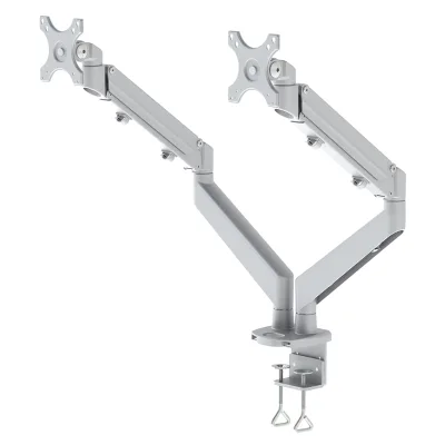 Dual LCD Monitor Arm with Gas Spring Design Enhanced Productivity and Comfort for Office & School Use