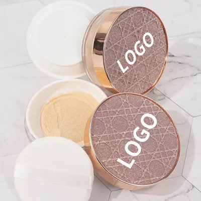 Private Label Under Eye Pink Setting Powder Water and Transfer Proof Loose Setting Powder