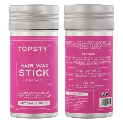 Hair Wax Stick Pomade for Edge Control Frizz Hair Braiding Gel to Styling