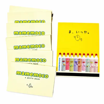 Custom Printed Matchbook Cute Cartoon Character Pattern Wooden Matches Personalized Wedding Guest Favor Table Decor Matches