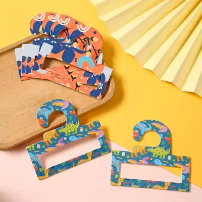 High Quality Paper Cardboard Hangers Clothes Dog Cat Pet Clothes Hanger Custom