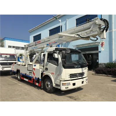 Dongfeng DLK 6 Wheels 18 Meters Diesel Manual Transmission Euro 3 Bucket Truck Aerial Working Platform Truck for Sale