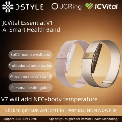 JCVital V1 Patent Stock SDK API Targeted Smart Wristband Monitors Women Rest Sleep State Improve Daily Rest Quality