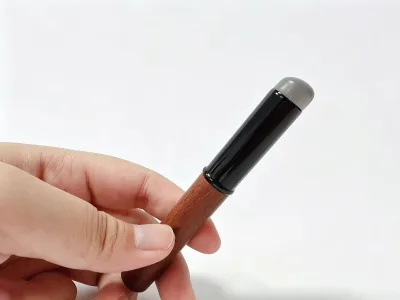 Silicone Lip Blending & Concealer Brush with Cap Reusable Portable Lip Gloss Applicator Cosmetic Makeup Tool Customizable