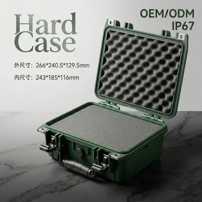 Mini Small Size IP67 Waterproof Plastic Equipment Box Suitcase Watch Box OEM/ODM Customizable Lightweight Shockproof Portable
